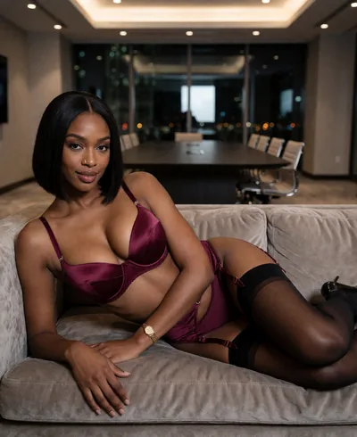 Noelle, 33, in themed lingerie and stockings